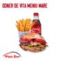 Doner de vită și curcan meniu mare