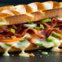 Pide cu bacon și cașcaval 230 g