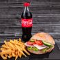 Sandwich cu șuncă și cașcaval meniu mare