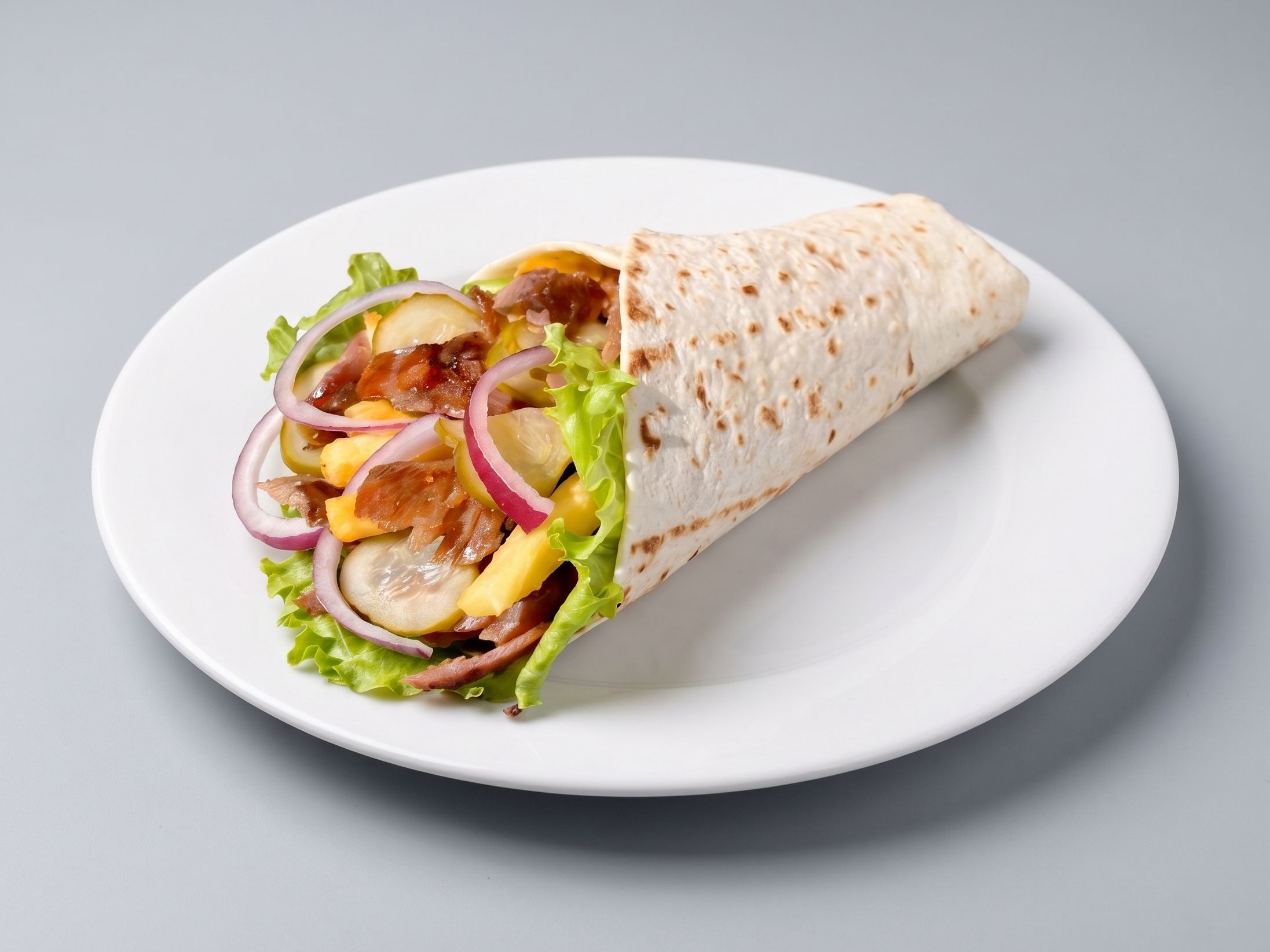 Shaorma de pui tzatziki
